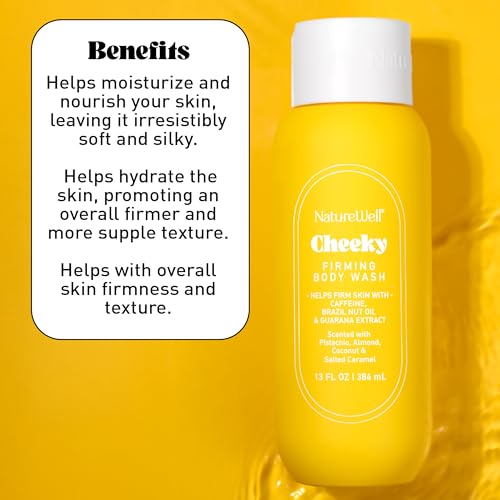 Nature Well Cheeky Firming Body Wash with Caffeine & Brazil Nut Oil - 13 Fl Oz