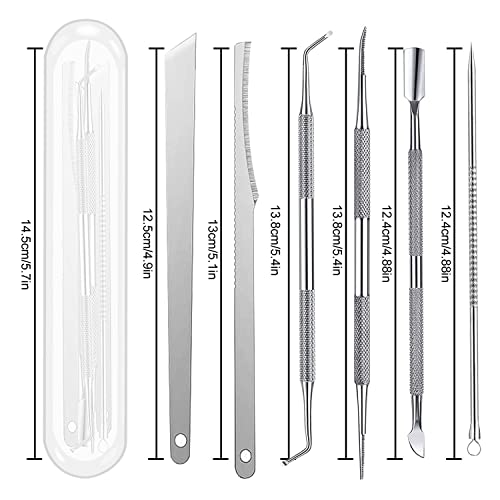 6-Piece Ingrown Toenail Removal Tool Kit - Surgical Stainless Steel