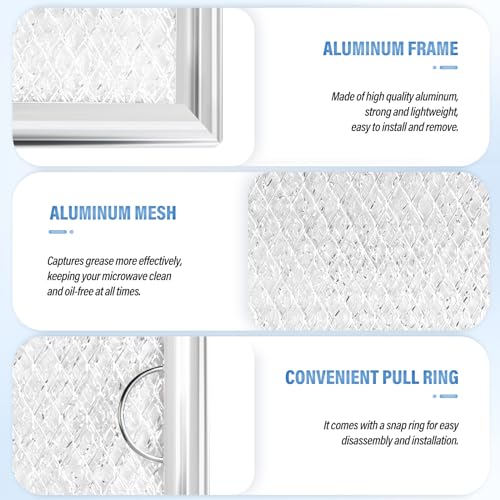 Microwave Grease Filter Replacement for LG 5230W1A012B - 4 Pack