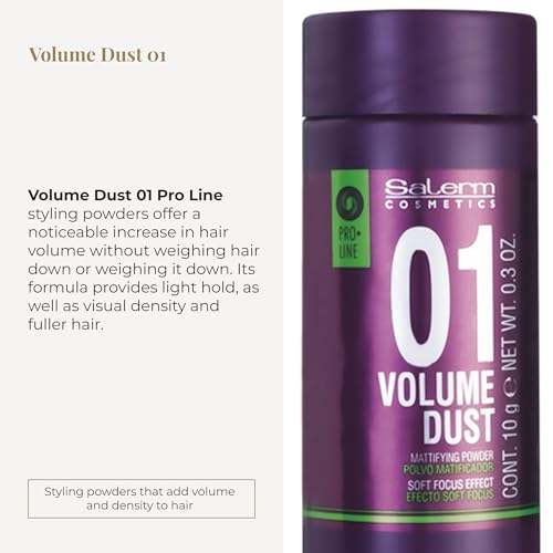 Salerm Volume Dust 01 Hair Styling Powder - Light Hold, Matte Effect