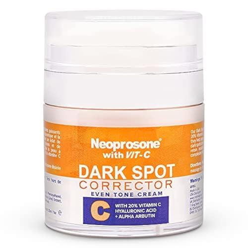 Neoprosone 20% Vitamin C Dark Spot Corrector Cream - Brightening Gel, 1oz