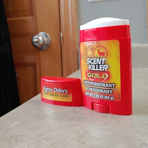 Wildlife Research Center Scent Killer Gold Antiperspirant Deodorant 2.25 oz - Unscented Hunting Scent Control Stick