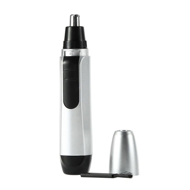 NOLITOY Professional Nose and Ear Hair Trimmer Electric Nasal Hair Shaver with Safety Cone Head Portable Rotary Grooming Tool for Men and Women Travel Use