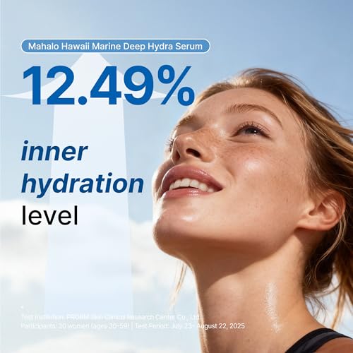 AINOHEA Mahalo Deep Hydra Serum – Cooling & Hydrating Marine Face Serum 50ml