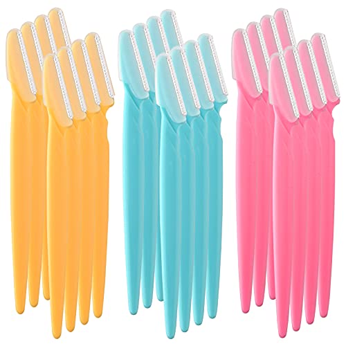 ASTARON 60-Piece Facial Eyebrow Razor Set - Dermaplaning & Shaping Tool for Men & Women