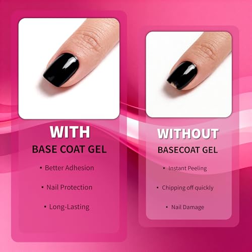 AmariMay 15ml Gel Base Coat for Long Lasting Nail Art