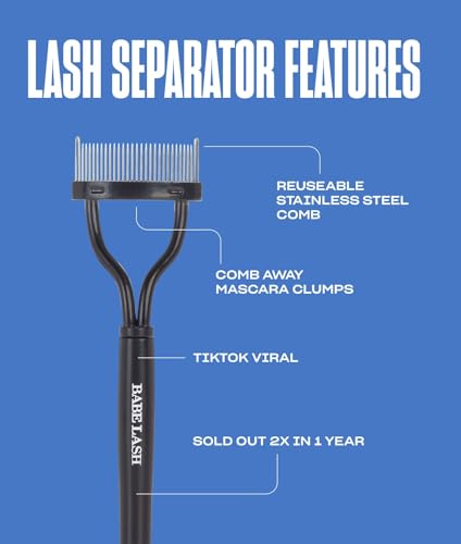 Babe Original Pro Eyelash Separator - Stainless Steel Lash Comb