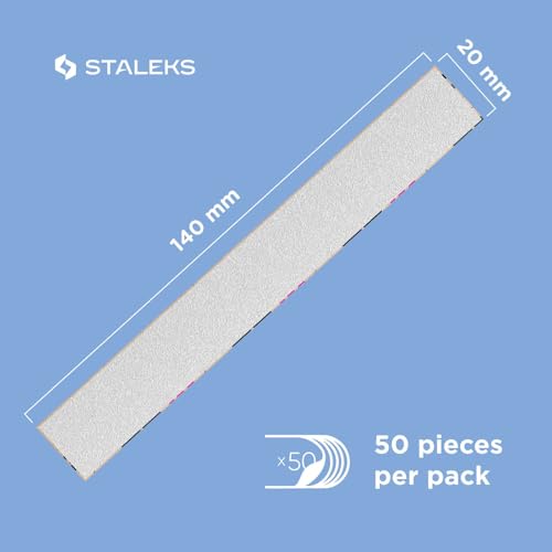 STALEKS PRO Expert 22 PapmAm Nail File Refills - 150 Grit, Pack of 50
