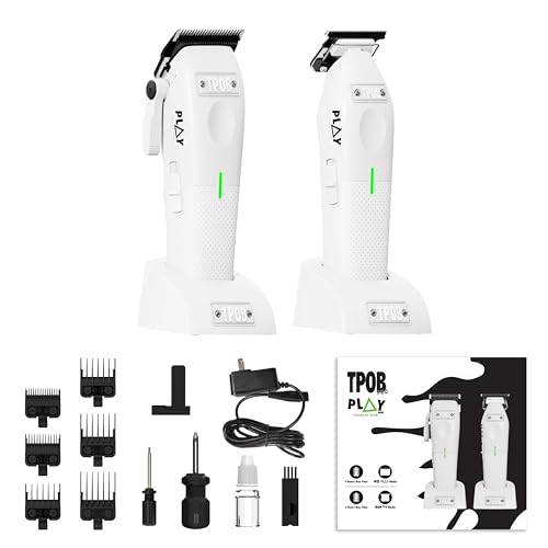 TPOB Mini Play Professional Hair Clippers (Whiteout Set)