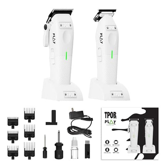 TPOB Mini Play Professional Hair Clippers (Whiteout Set)