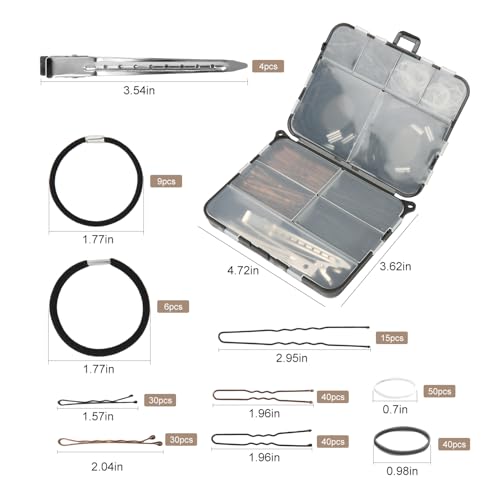 264-Piece Hair Accessories Kit with Organized Storage Box