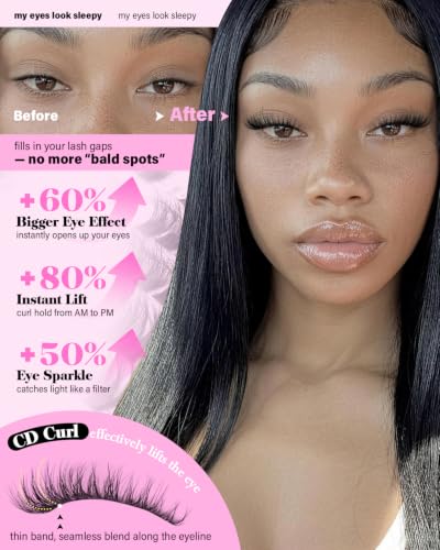 Fluffy Eyelash Clusters 8-14mm - Soft & Comfortable Volume CD Curl