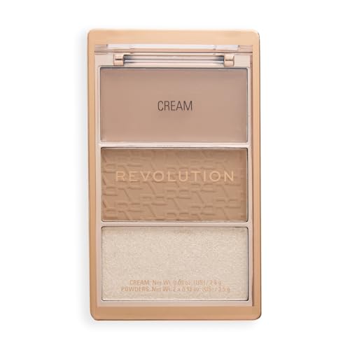 Revolution Bronze Icon Palette - Divine Fair Bronzer Trio with Hyaluronic Acid