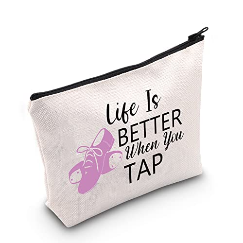 When You Tap Makeup Bag - MEIKIUP Cosmetic Bag for Dancers