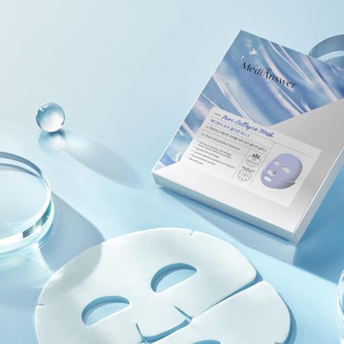 MediAnswer Pore Clarifying Collagen Mask - 5 Sheets for Summer Skin