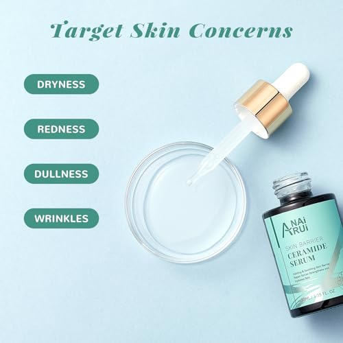 ANAI RUI Ceramide Barrier Repair Serum Blue - Hydrating Face Serum for Skin Barrier