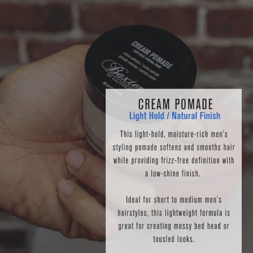 Baxter of California Cream Pomade – Lightweight Natural Finish Hair Styling