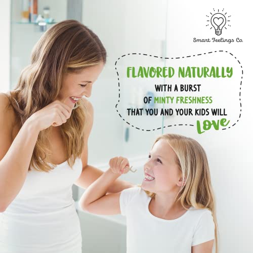 Biodegradable Dental Floss Picks - Eco-Friendly Cornstarch & Bamboo, 200 Count
