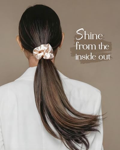 YANIBEST 8 Pcs Satin Scrunchies - Soft, No Damage Hair Ties