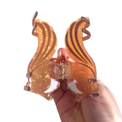 Clip Sugar Squirrel Hair Clip - Acrylic Claw Clip for Women (Squirrel Variation)