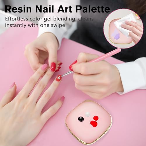 23-Piece Nail Art Tools Set with Brushes & Dotting Pens