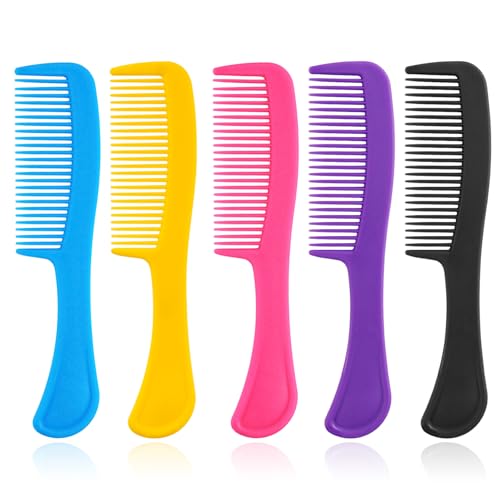 100pcs Individually Wrapped Hair Combs - Bulk Colorful Plastic Combs