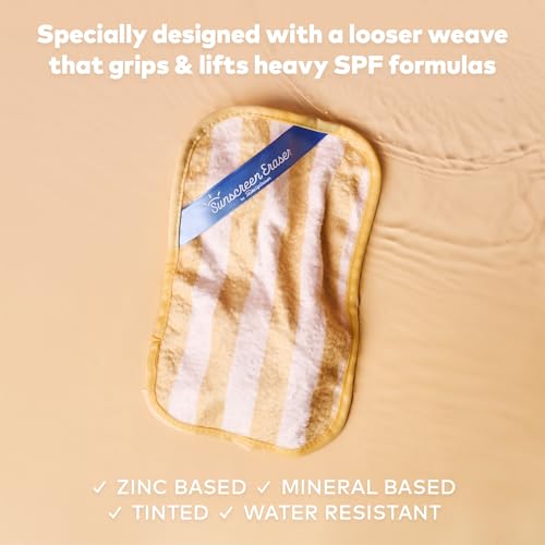 MakeUp Eraser Sunscreen & Makeup Remover Cloth - Reusable Exfoliating Pad