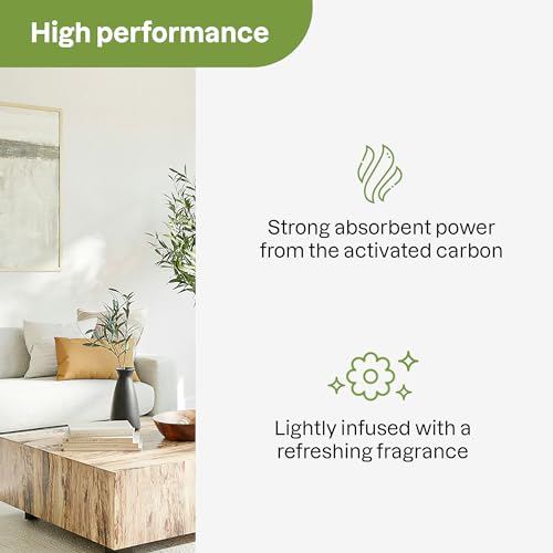 ATTITUDE Bio Absorbent Air Purifier - Activated Carbon, Lemon Scent, 8oz