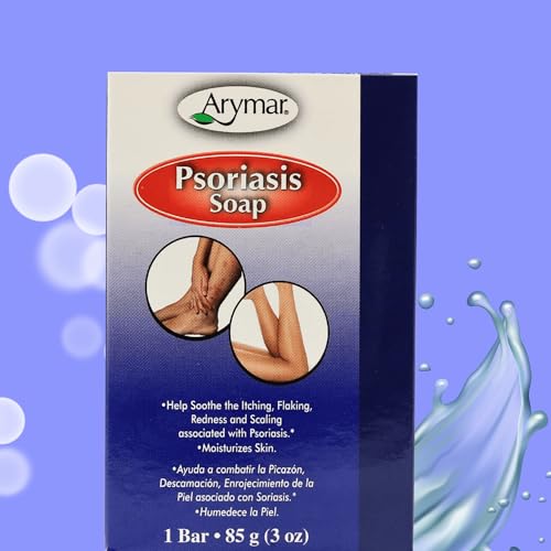 Arymar Psoriasis Bar Soap - Gentle Cleansing for Sensitive Skin, 3 oz