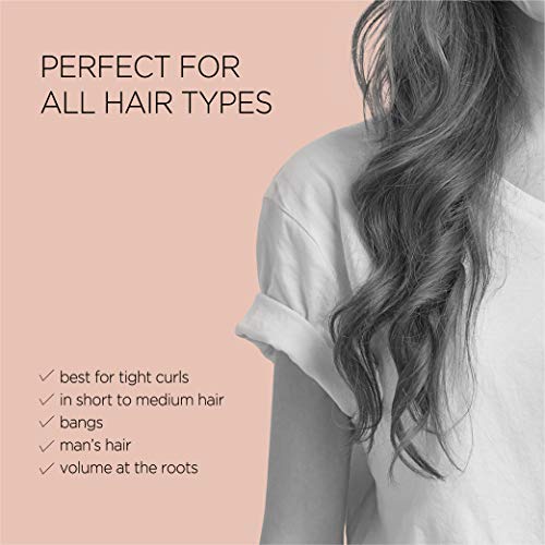 F3 Systems 1-Inch Ceramic Round Hair Brush for Professional Blowouts