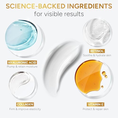 Retinol Cream with Collagen & Hyaluronic Acid - Anti-Aging Moisturizer
