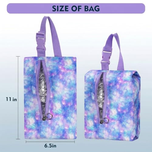 Insulated Snack Bag - Freezable Cooler with Zipper & Adjustable Buckle