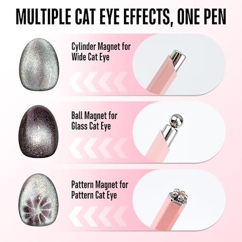 Cat Eye Magnet Nail Brush with Detachable Ball - NOVO OVO