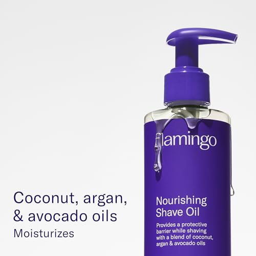 Flamingo Women's Razor Set with Nourishing Shave Oil - Normal Variation
