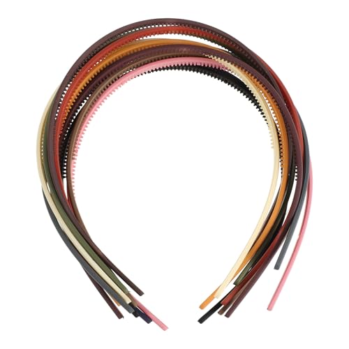 Slim 0.5cm Plastic Headbands for Women – 11Pcs Non-Slip Hair Accessories