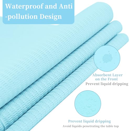 125Pcs Disposable Nail Table Mats - 3-Ply Waterproof Manicure Pads
