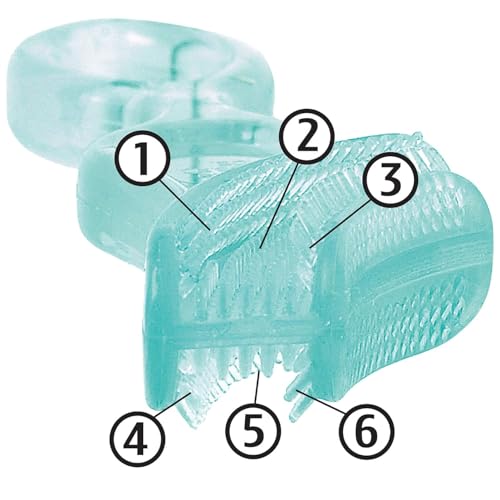 Brilliant Baby's First Toothbrush - Silicone Teether Brush (2 Pack)