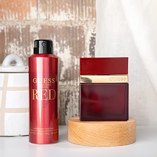 GUESS Seductive Red Deodorizing Body Spray for Men - 6 Oz
