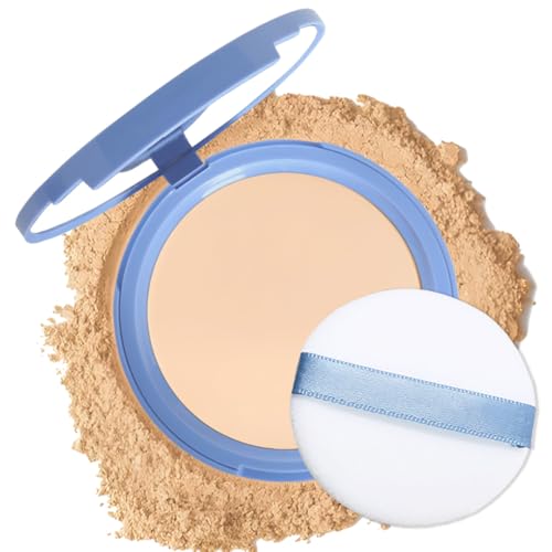 FeiCuiYun Oil Control Matte Face Powder Compact 02 Natural Beige, Waterproof & Long Lasting