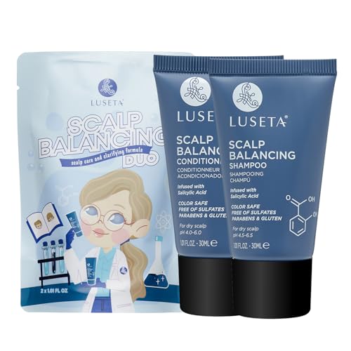 Luseta Scalp Balancing Shampoo & Conditioner Travel Set - 2 x 1.01 Oz