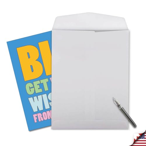 NobleWorks Jumbo Get Well Card - Oversized Feel Better Wishes