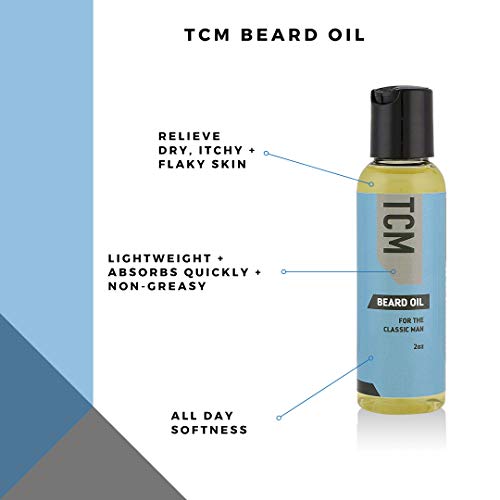 TCM Lightweight Beard Oil with Shea Butter – Softening & Hydrating Formula