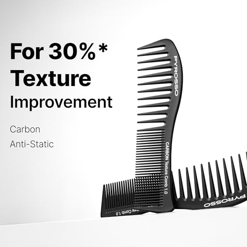 Pyrosso Professional Hair Texture Comb - Dual-Sided Styling Tool
