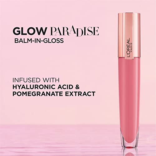 L'Oreal Paris Glow Paradise Hydrating Tinted Lip Balm-in-Gloss - Blissful Blush, 0.23 fl oz