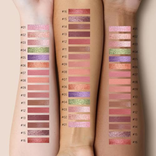 07# Rose Water Matte Liquid Eyeshadow - High Pigment, Long Lasting, Buildable, Vegan Cruelty-Free, 0.078 oz