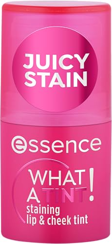 Essence What a Tint! Raspberry Vibes Lip & Cheek Tint - Long-Lasting, Vegan