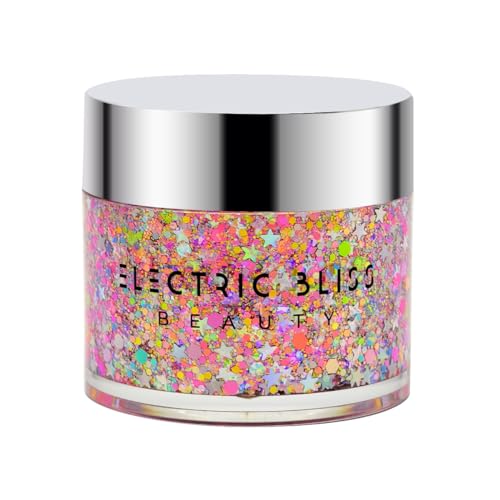 Rainbow Holographic Body Glitter Gel - Vegan, Cruelty-Free, Long-Lasting Face & Body Make-up