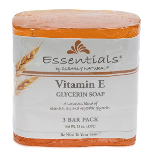Clearly Natural Vitamin E Glycerin Bar Soap - 3 Pack