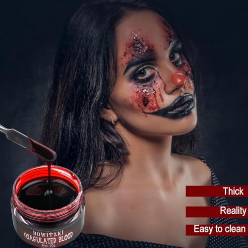 Bowitzki Halloween Special Effects Makeup Kit with Scar Wax & Face Paint