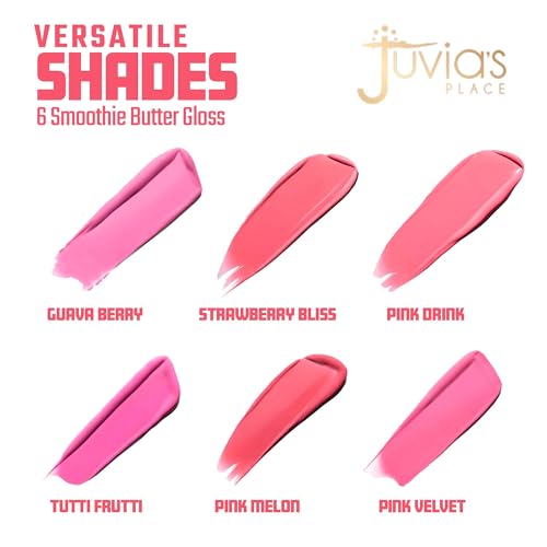 Juvia's Place Pink Velvet Smoothie Lip Gloss - Hydrating Shine